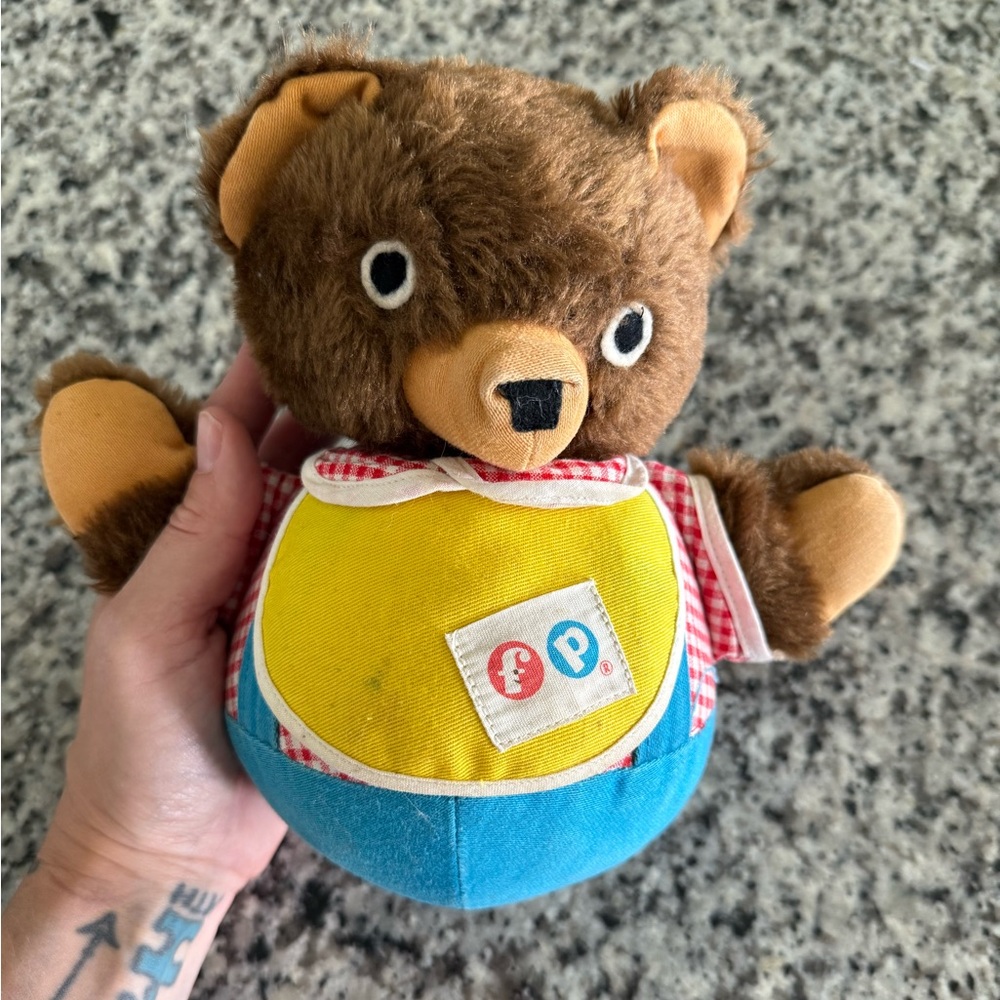 Fisher-Price Colorful Teddy Bear Plush
